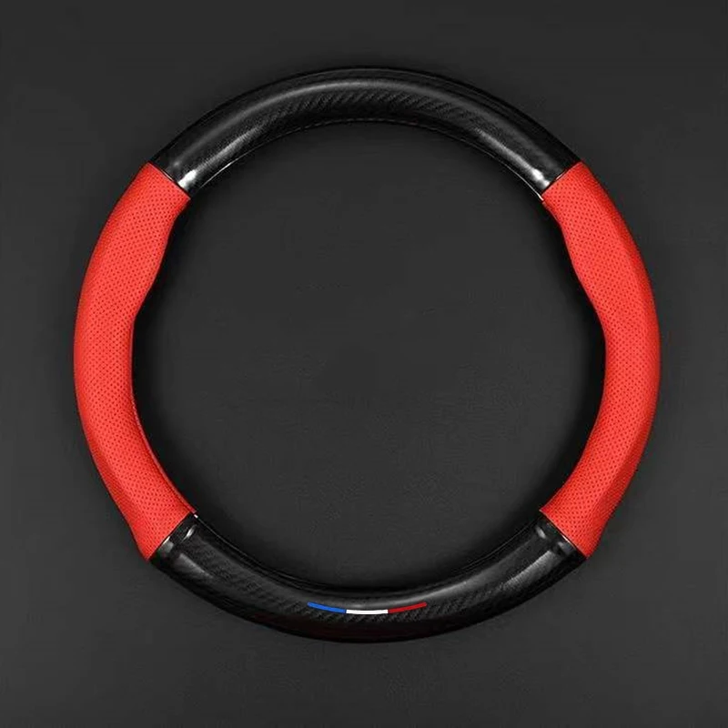 Car Steering Wheel Cover Breathable Anti Slip PU Leather Steering Covers Suitable 37-38cm Auto Decoration Carbon Fiber
Car Steering Wheel Cover Breathable Anti Slip PU Leather Steering Covers Suitable 37-38cm Auto Decoration Carbon Fiber