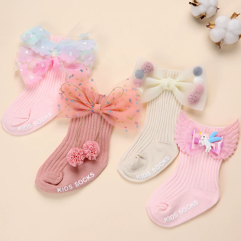 Girls Baby Socks Mesh Bowknot Girls Socks Newborn Non-slip Socks Girls Children Cotton Socks Infant Breathable Socks
Girls Baby Socks Mesh Bowknot Girls Socks Newborn Non-slip Socks Girls Children Cotton Socks Infant Breathable Socks