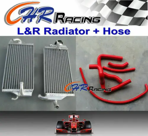 FOR Honda CR250 CR 250 R 2000 2001 aluminum radiator + red silicone Y hose 
FOR Honda CR250 CR 250 R 2000 2001 aluminum radiator + red silicone Y hose