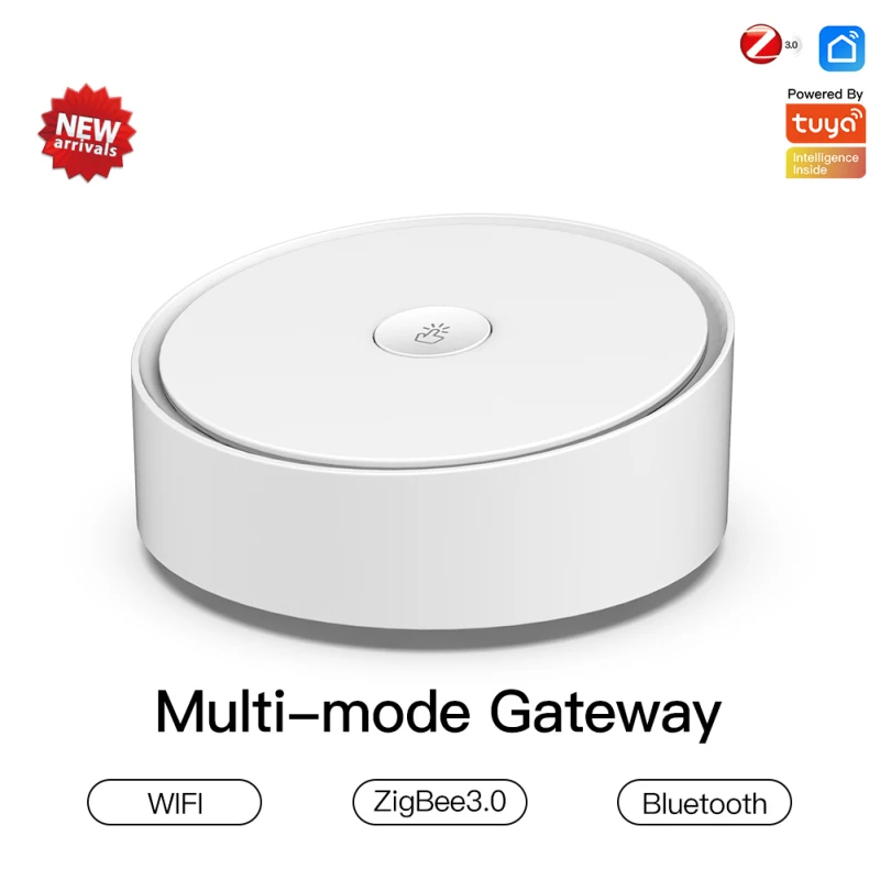 Шлюз Tuya многорежимный с поддержкой Wi-Fi и Bluetooth, Голосовое управление Zigbee, управление через приложение
Шлюз Tuya многорежимный с поддержкой Wi-Fi и Bluetooth, Голосовое управление Zigbee, управление через приложение