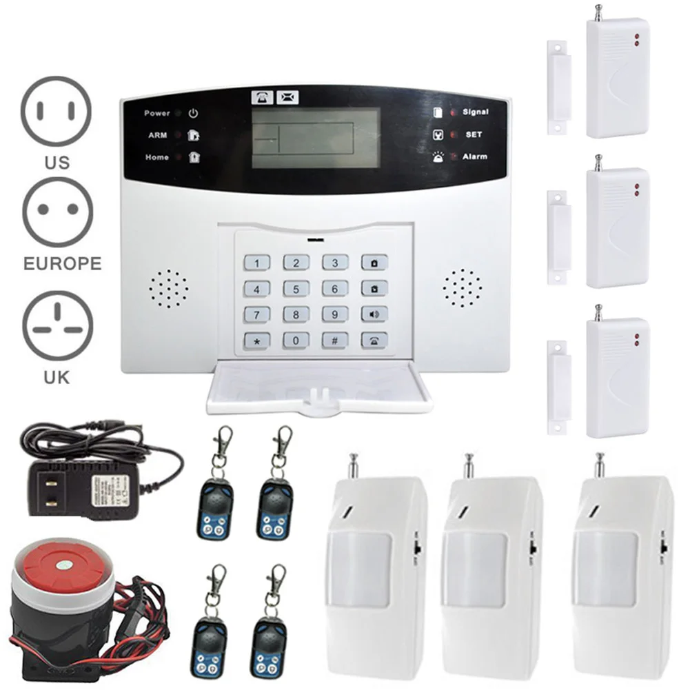 Burglar Alarm System LCD Wireless GSM Auto Sensor Motion Home Security Kits Door Window Detector DQ-Drop
Burglar Alarm System LCD Wireless GSM Auto Sensor Motion Home Security Kits Door Window Detector DQ-Drop