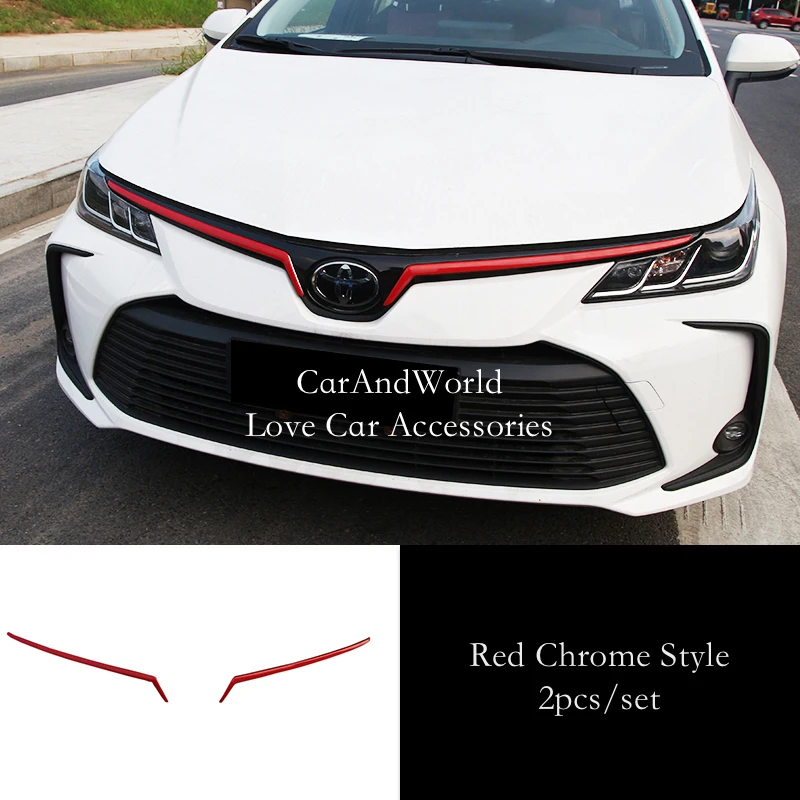 Передняя решетка для Toyota Corolla E210 2019-2023, защитные полосы, Центральная сетка, трехцветная рамка, аксессуары для украшения автомобиля
Передняя решетка для Toyota Corolla E210 2019-2023, защитные полосы, Центральная сетка, трехцветная рамка, аксессуары для украшения автомобиля