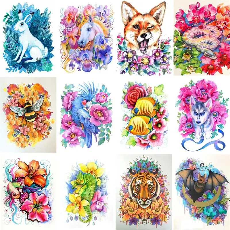 GATYZTORY Colorful Animal Picture By Numbers 60x75 Framed On Canvas DIY Painting By Number HandPainted Home Decor Wall Artwork
GATYZTORY Colorful Animal Picture By Numbers 60x75 Framed On Canvas DIY Painting By Number HandPainted Home Decor Wall Artwork