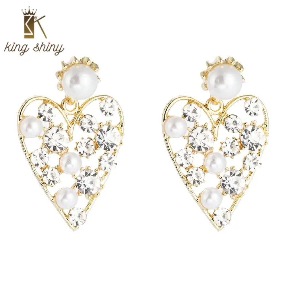 2020 Za Korean Asymmetrical Heart Crystal Bead Statement Earrings for Woman Vintage Elegant Pearl Party Wedding Jewelry for Lady
2020 Za Korean Asymmetrical Heart Crystal Bead Statement Earrings for Woman Vintage Elegant Pearl Party Wedding Jewelry for Lady