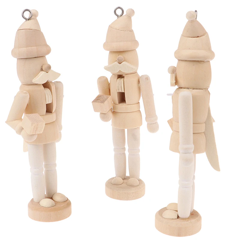 New 1pc 12cm Nutcracker Puppet White Embryo Walnut Soldier Shaped Ornaments Wood Panghuhu88
New 1pc 12cm Nutcracker Puppet White Embryo Walnut Soldier Shaped Ornaments Wood Panghuhu88