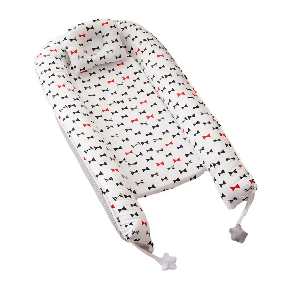Breathable Baby Lounger Adjustable Portable Cotton Baby Nest With Small Pillow Perfect For Newborn Shower Gift Essentials
Breathable Baby Lounger Adjustable Portable Cotton Baby Nest With Small Pillow Perfect For Newborn Shower Gift Essentials