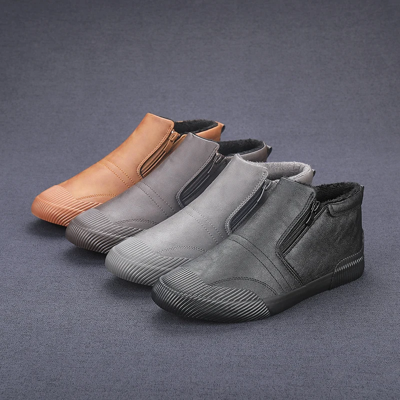 2019 winter boots for men winter shoes warm plush fur snow boots Zipper set foot Male Ankle Boots men's winter warm boots
2019 winter boots for men winter shoes warm plush fur snow boots Zipper set foot Male Ankle Boots men's winter warm boots