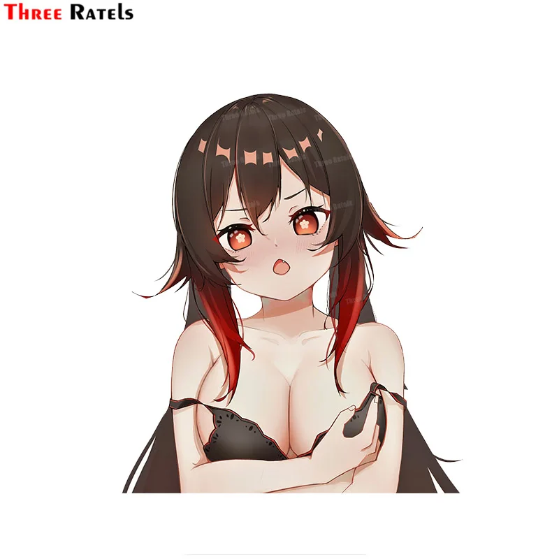 Three Ratels A322 Sexy Big Bra Girl Hu Tao Of Anime Game Genshin Impact Sticker For Volkswagen T4 Funny Vinyl Car wheel Decal
Three Ratels A322 Sexy Big Bra Girl Hu Tao Of Anime Game Genshin Impact Sticker For Volkswagen T4 Funny Vinyl Car wheel Decal
