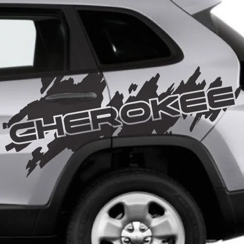 Для 2 шт./пара Side Jeep Cherokee Trail Hawk TrailHawk Splash Splatter графическая виниловая наклейка SUV
Для 2 шт./пара Side Jeep Cherokee Trail Hawk TrailHawk Splash Splatter графическая виниловая наклейка SUV