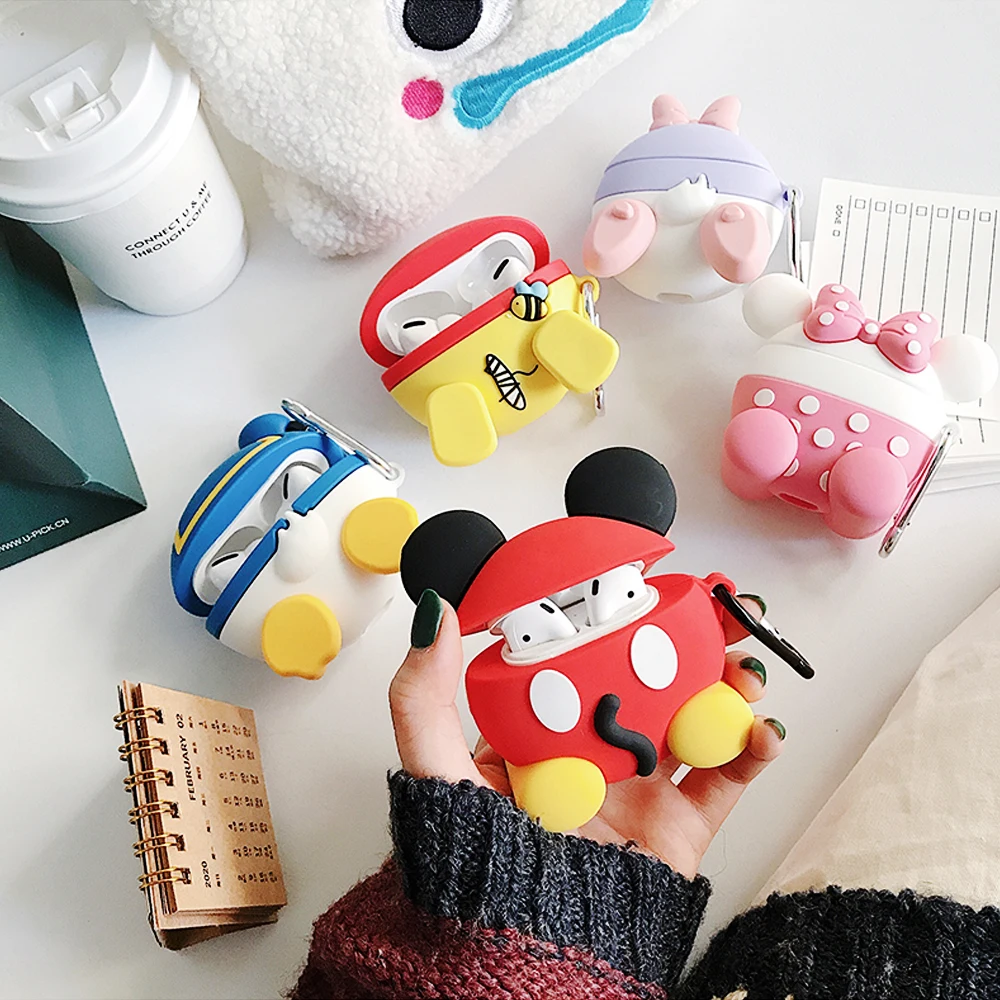 Cute 3D Cartoon Cover for Apple AirPods 1 2 Case for AirPods Pro Case Wireless Headphone Bluetooth Earphones Case Accessories
Cute 3D Cartoon Cover for Apple AirPods 1 2 Case for AirPods Pro Case Wireless Headphone Bluetooth Earphones Case Accessories