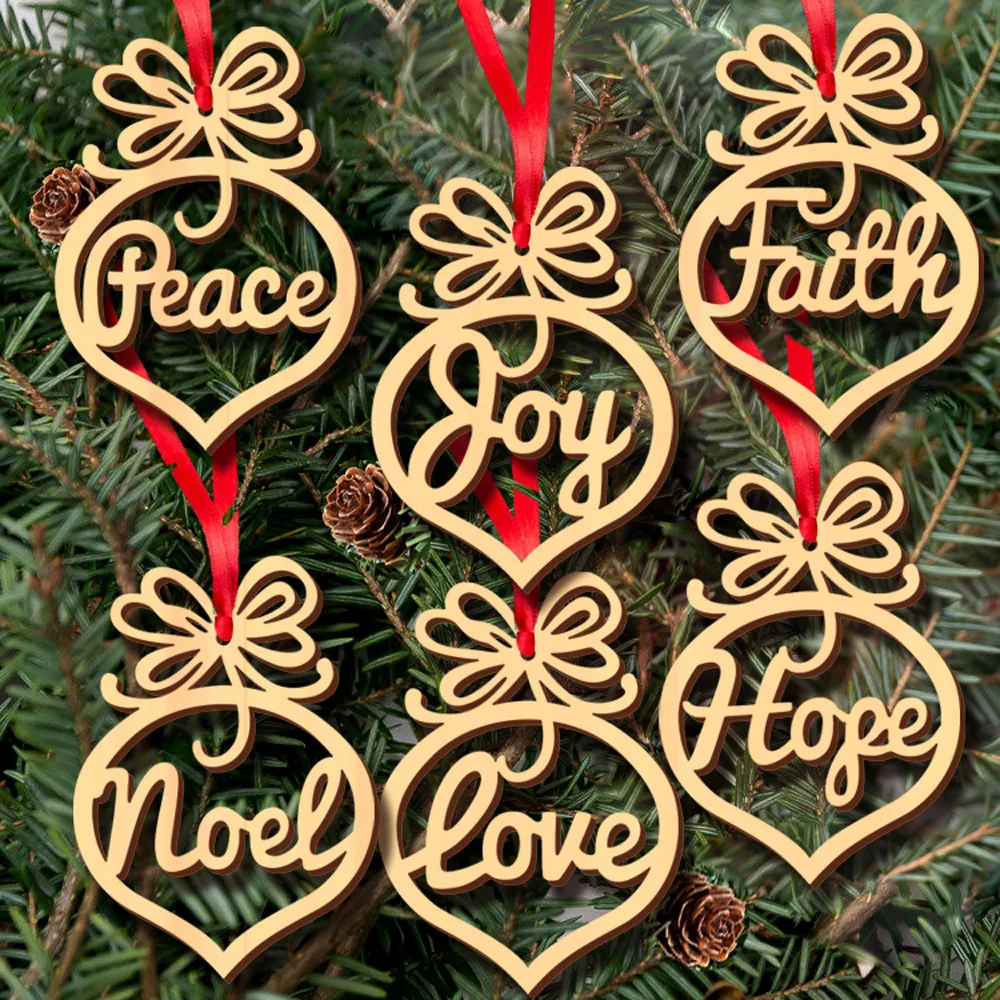 6pcs/lot Of Wooden Christmas Pendant Decorations Diy Wooden Crafts Christmas Ornaments Holiday Party Decor Pendants Hot Sale #40
6pcs/lot Of Wooden Christmas Pendant Decorations Diy Wooden Crafts Christmas Ornaments Holiday Party Decor Pendants Hot Sale #40