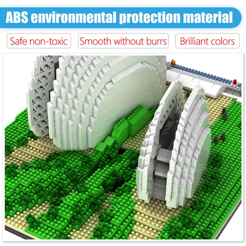 3962pcs Mini Chinese Zhuhai Opera House Diamond Blocks City Architecture Model Building Blocks Bricks Educational Toys for Kids 
3962pcs Mini Chinese Zhuhai Opera House Diamond Blocks City Architecture Model Building Blocks Bricks Educational Toys for Kids
