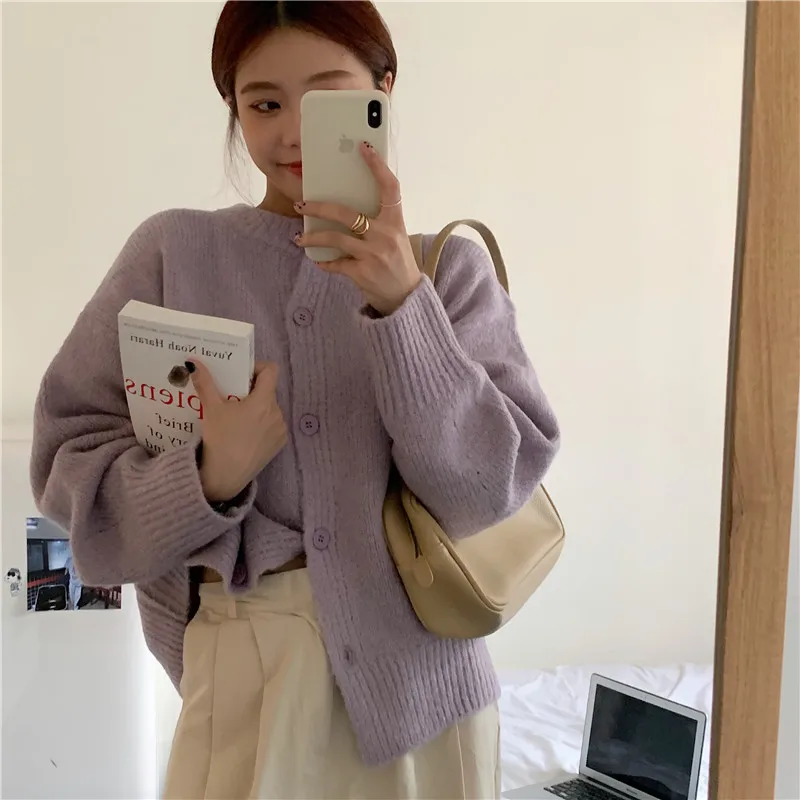 Korean Style Sweet Button Winter Pink Cardigan Coat Women Clothing 2021 New Fashionable Elegant Cardigan Mujer Long Sleeve
Korean Style Sweet Button Winter Pink Cardigan Coat Women Clothing 2021 New Fashionable Elegant Cardigan Mujer Long Sleeve