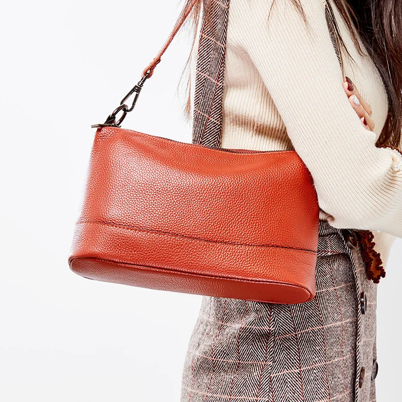 Genuine Leather Women's Luxury Handbags Fashion Crossbody Bags Cowhide Shoulder Bag for Women Female Totes Bag
Genuine Leather Women's Luxury Handbags Fashion Crossbody Bags Cowhide Shoulder Bag for Women Female Totes Bag