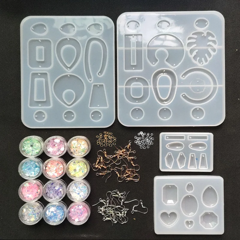1 Set Jewelry Mold UV Resin Silicone Jewelry Molds for Making Earring Pendant Jewelry Accessories
1 Set Jewelry Mold UV Resin Silicone Jewelry Molds for Making Earring Pendant Jewelry Accessories