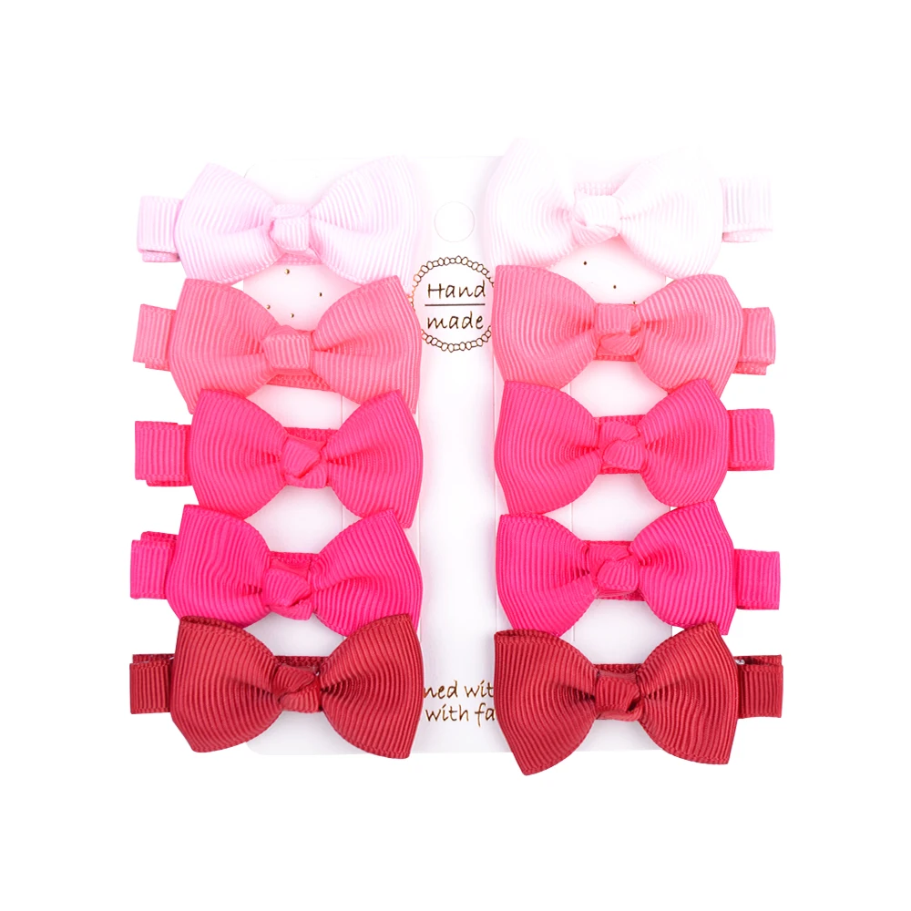 10pcs/lot Mix Color Hair Bows With Clip For Baby Girls Hairglips Handmade Ribbon Covered Safety Clip Headwear Hair Accessories 
10pcs/lot Mix Color Hair Bows With Clip For Baby Girls Hairglips Handmade Ribbon Covered Safety Clip Headwear Hair Accessories