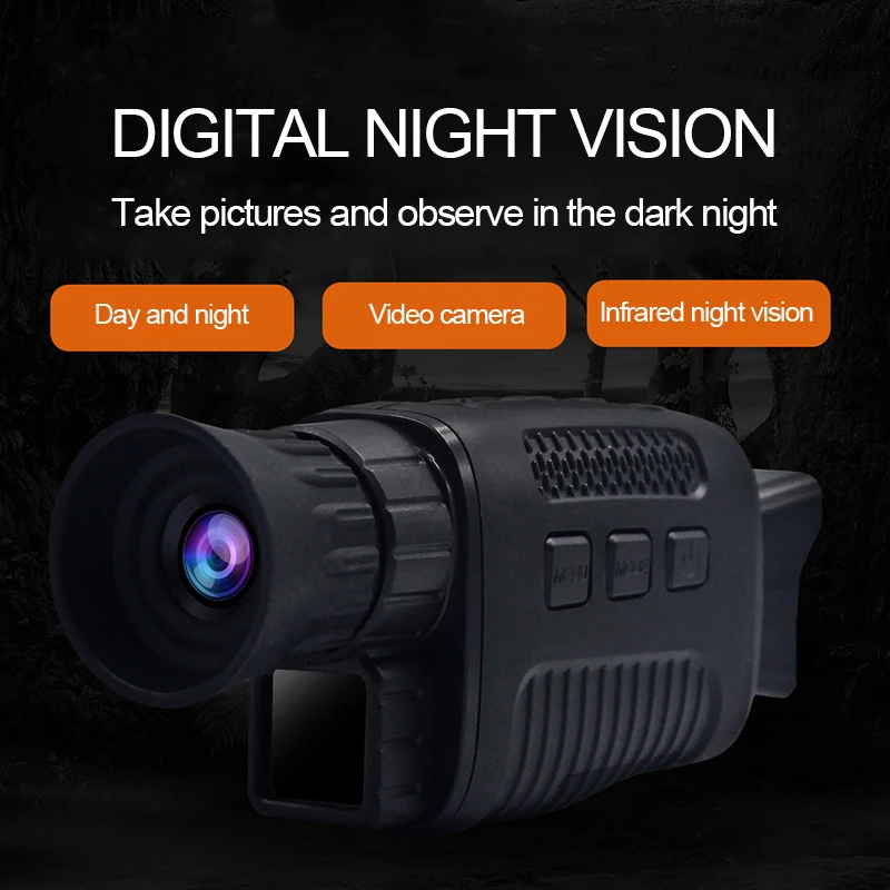 HD Infrared Night Vision Device Monocular Night Vision Camera Outdoor Digital Telescope with Day and Night Dual-use for Hunting
HD Infrared Night Vision Device Monocular Night Vision Camera Outdoor Digital Telescope with Day and Night Dual-use for Hunting