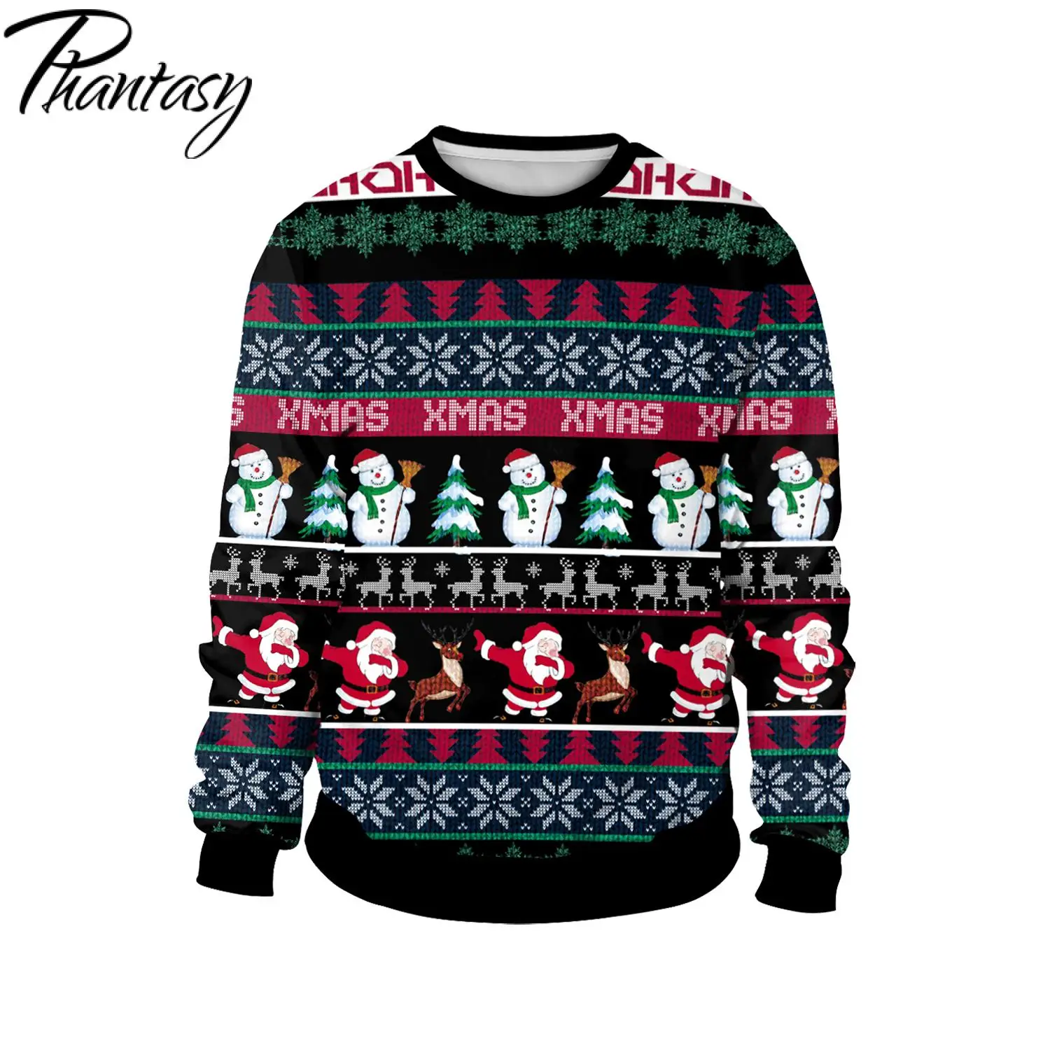 Phantasy 2020 Christmas Sweatshirt Men Women Autumn Loose Casual Snowman Couples Digital Christmas 3D Printed Sweatshirt
Phantasy 2020 Christmas Sweatshirt Men Women Autumn Loose Casual Snowman Couples Digital Christmas 3D Printed Sweatshirt