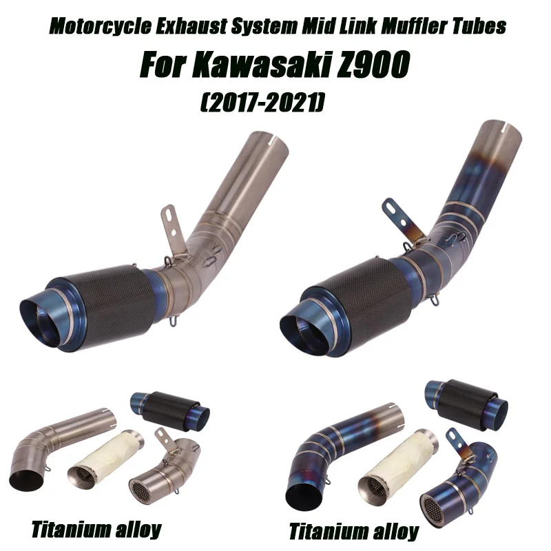 Middle Tubes With Exhaust Muffler Pipe Titanium alloy Escape Set For Kawasaki Z900 2017-2021 Motorcycle Exhaust System Refit
Middle Tubes With Exhaust Muffler Pipe Titanium alloy Escape Set For Kawasaki Z900 2017-2021 Motorcycle Exhaust System Refit