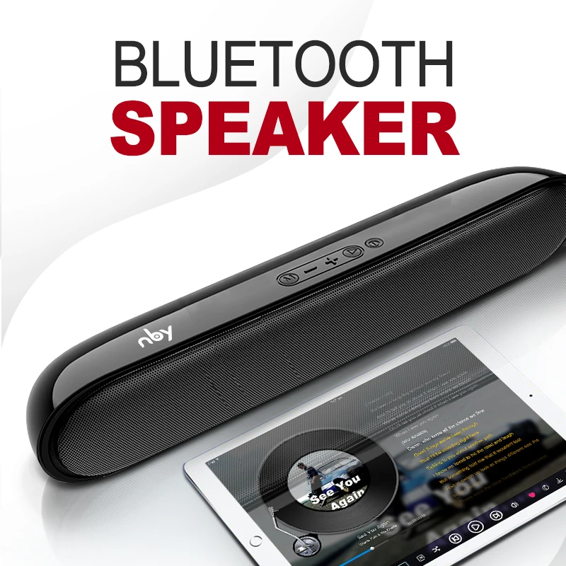 NBY 8890 портативный динамик Bluetooth 3D стерео объемный звук громкий глубокий бас