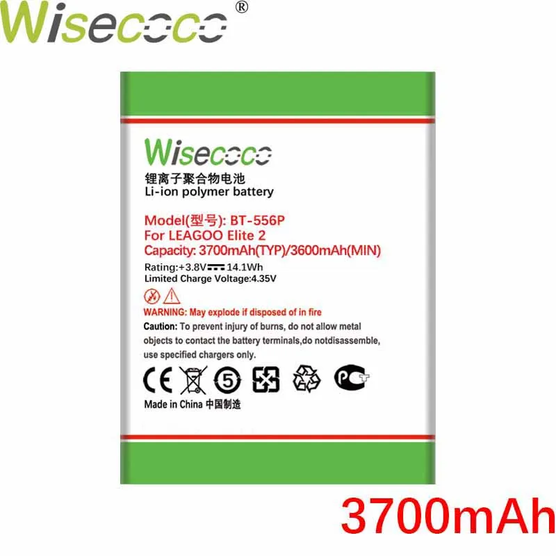 Wisecoco BT-556P 3700mAh NEW Battery For LEAGOO Elite 2 High quality Phone Battery+Tracking Number
Wisecoco BT-556P 3700mAh NEW Battery For LEAGOO Elite 2 High quality Phone Battery+Tracking Number