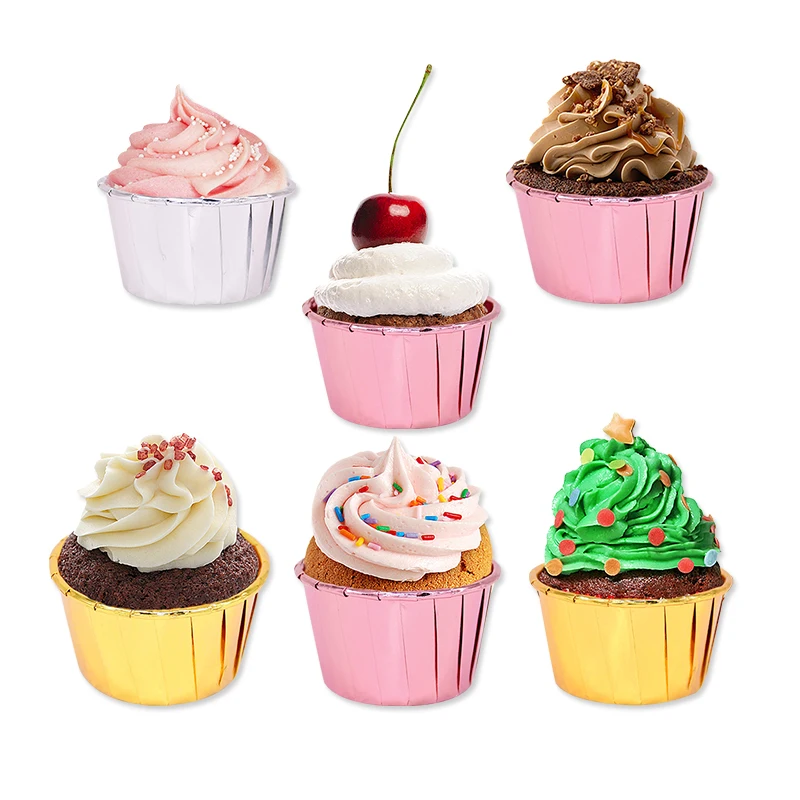 50pcs Cake Baking Mold Disposable Tin Foil Fresh Egg Tart Muffin Cupcake Liner Decorating Tool Kitchen Baking Accessories
50pcs Cake Baking Mold Disposable Tin Foil Fresh Egg Tart Muffin Cupcake Liner Decorating Tool Kitchen Baking Accessories