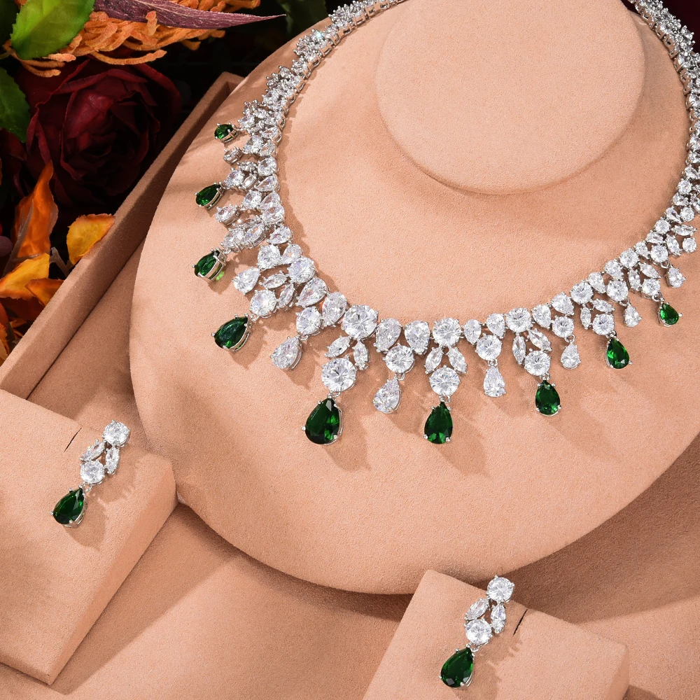 Kellybola High Quality Shiny Crystal Full Cubic Zirconia Pendant Earrings Necklace Bride Gorgeous Jewelry Wedding Accessories
Kellybola High Quality Shiny Crystal Full Cubic Zirconia Pendant Earrings Necklace Bride Gorgeous Jewelry Wedding Accessories