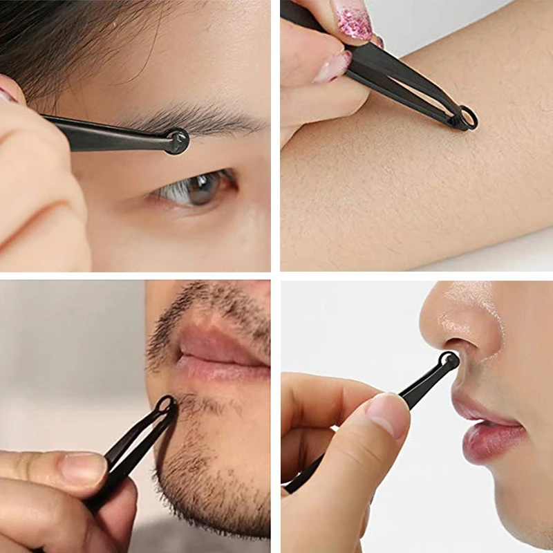 1pc Stainless Steel Tweezers Nose Hair Clip round Head Nose Hair Clip Eye-Brow Shaper Nose Hair Trimming Tool New Product
1pc Stainless Steel Tweezers Nose Hair Clip round Head Nose Hair Clip Eye-Brow Shaper Nose Hair Trimming Tool New Product