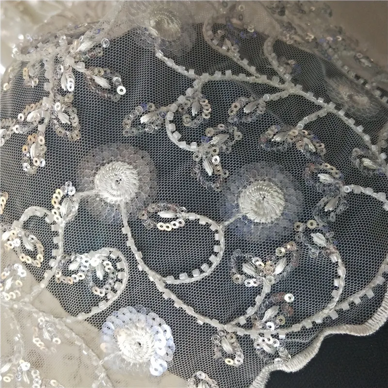 Super shiny! Beaded lace tulle mesh embroidery sequins lace fabric flowers, girls dress, gowns making lace material 1 yard
Super shiny! Beaded lace tulle mesh embroidery sequins lace fabric flowers, girls dress, gowns making lace material 1 yard