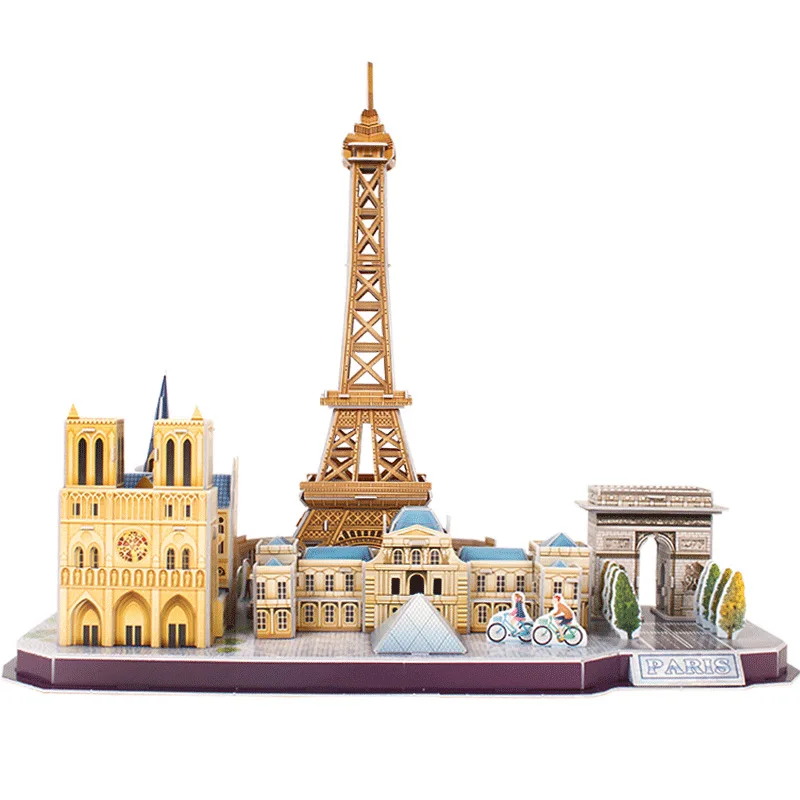 3D Puzzle Diy Dollhouse Kit Miniature Building Assembly Model Paris Mini City Doll House Furniture Kids Toys Birthday Xmas Gifts
3D Puzzle Diy Dollhouse Kit Miniature Building Assembly Model Paris Mini City Doll House Furniture Kids Toys Birthday Xmas Gifts