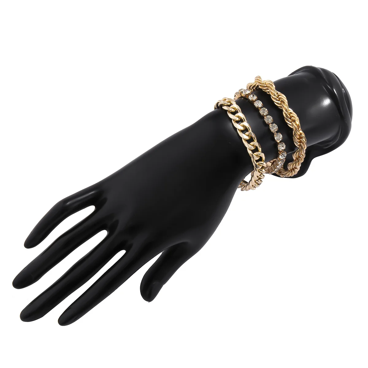 3Pcs/Set Thick Cuban Chains Men Bracelets Fashion Crystal Goth Twisted Chains Bangles Bracelets for Women Lovers Hip Hop Jewelry
3Pcs/Set Thick Cuban Chains Men Bracelets Fashion Crystal Goth Twisted Chains Bangles Bracelets for Women Lovers Hip Hop Jewelry