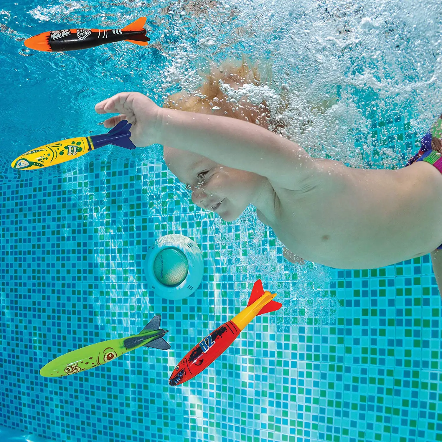 2021 18 PCS Funny New Summer Torpedo Rocket Throwing Toy Swimming Pool Diving Game Toys Children Underwater Dive Toy
2021 18 PCS Funny New Summer Torpedo Rocket Throwing Toy Swimming Pool Diving Game Toys Children Underwater Dive Toy