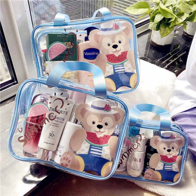 Ins Bear Cosmetic Bag Women PVC Cute Transparent Waterproof Organizer Beauty Bag Female Zipper Travel Wash Makeup Bags MO75
Ins Bear Cosmetic Bag Women PVC Cute Transparent Waterproof Organizer Beauty Bag Female Zipper Travel Wash Makeup Bags MO75