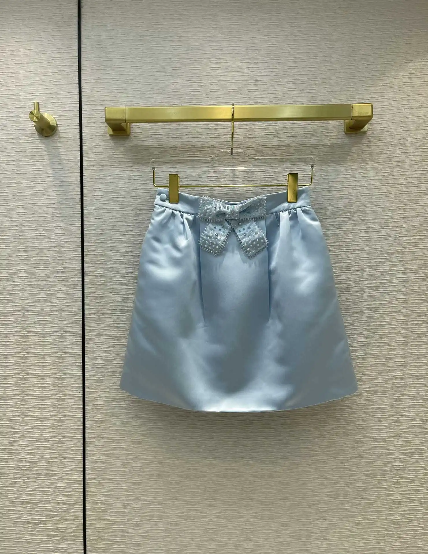 Sweet Fresh Sky Blue Skirts for Women Summer New 2021 Luxury Brand Diamond Bow High Waist A Line Skirts Fashion Slim Party Skirt
Sweet Fresh Sky Blue Skirts for Women Summer New 2021 Luxury Brand Diamond Bow High Waist A Line Skirts Fashion Slim Party Skirt