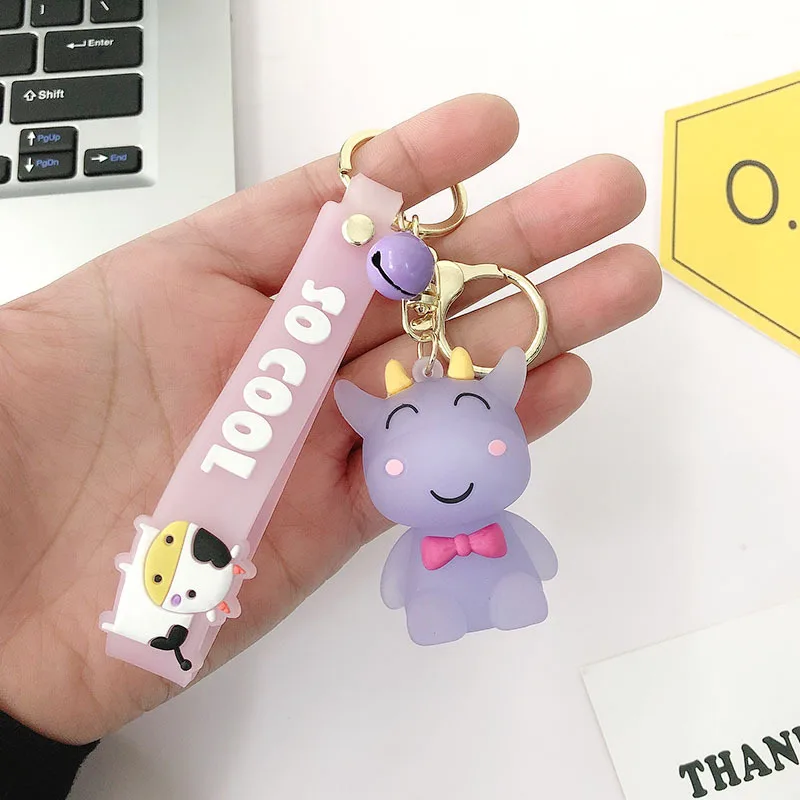 Cartoon cute solid color calf key chain animal doll couple car key chain backpack pendant Christmas gift
Cartoon cute solid color calf key chain animal doll couple car key chain backpack pendant Christmas gift