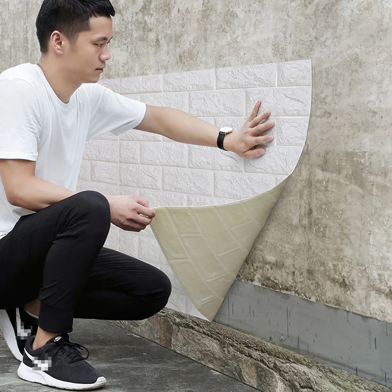 Wallpaper self-adhesive waterproof anti-collision brick wallpaper 3d stereo wall stickers children's room living room stickers
Wallpaper self-adhesive waterproof anti-collision brick wallpaper 3d stereo wall stickers children's room living room stickers