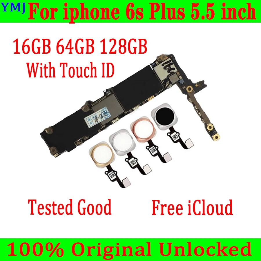 Full Function For iPhone 6S Plus Motherboard Without/With Touch ID Good Quality Mainboard For iPhone 6S Plus Original Unlocked
Full Function For iPhone 6S Plus Motherboard Without/With Touch ID Good Quality Mainboard For iPhone 6S Plus Original Unlocked