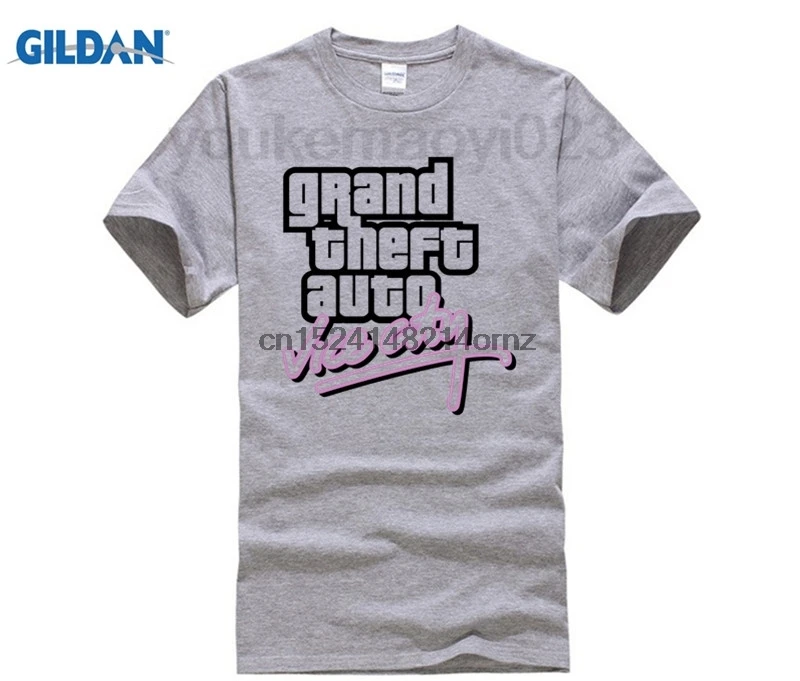 Grand Theft Auto GTA VICE CITY T-shirt cotton Lycra top Fashion Brand t shirt new DIY Style high quality
Grand Theft Auto GTA VICE CITY T-shirt cotton Lycra top Fashion Brand t shirt new DIY Style high quality