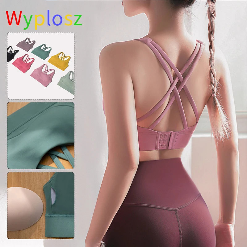 Wyposz Women's Sports Bra Seamless Female High Support Woman Bra Fitness Yoga Crop Top Gym Push Up Bicycle Sportswear Workout
Wyposz Women's Sports Bra Seamless Female High Support Woman Bra Fitness Yoga Crop Top Gym Push Up Bicycle Sportswear Workout