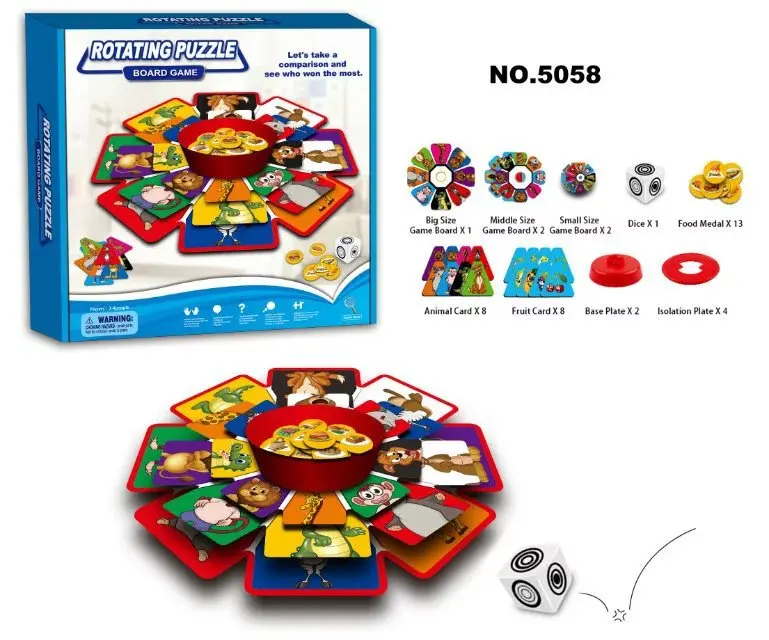 Renbo Rotating Joypin Children's Board Game Fancy Toy Parent-Child Interactive Game 5058
Renbo Rotating Joypin Children's Board Game Fancy Toy Parent-Child Interactive Game 5058