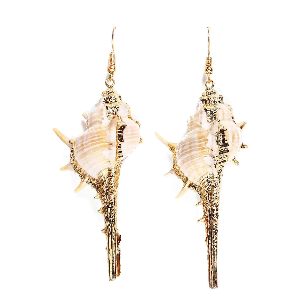 Beach Vintage Style Colored Nature Shell & Conch Earrings With Golden Accent Delicated Gift For Women
Beach Vintage Style Colored Nature Shell & Conch Earrings With Golden Accent Delicated Gift For Women