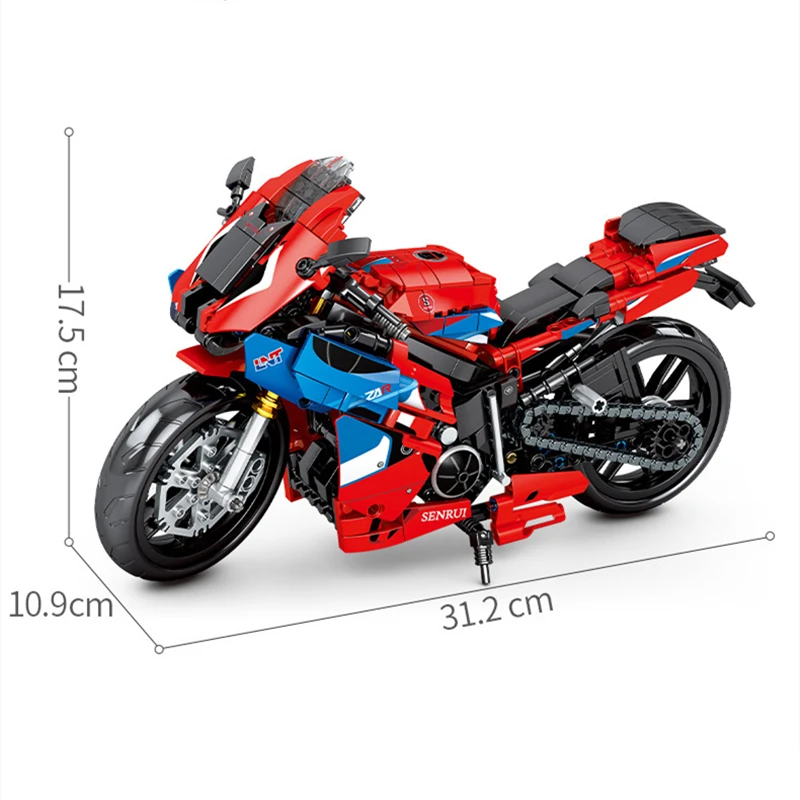 New 2021 High-tech Car City Street Motorcycle Red CBR Building Blocks Kit Bricks Classic Model Off-Road Vehicle Children Toys 
New 2021 High-tech Car City Street Motorcycle Red CBR Building Blocks Kit Bricks Classic Model Off-Road Vehicle Children Toys