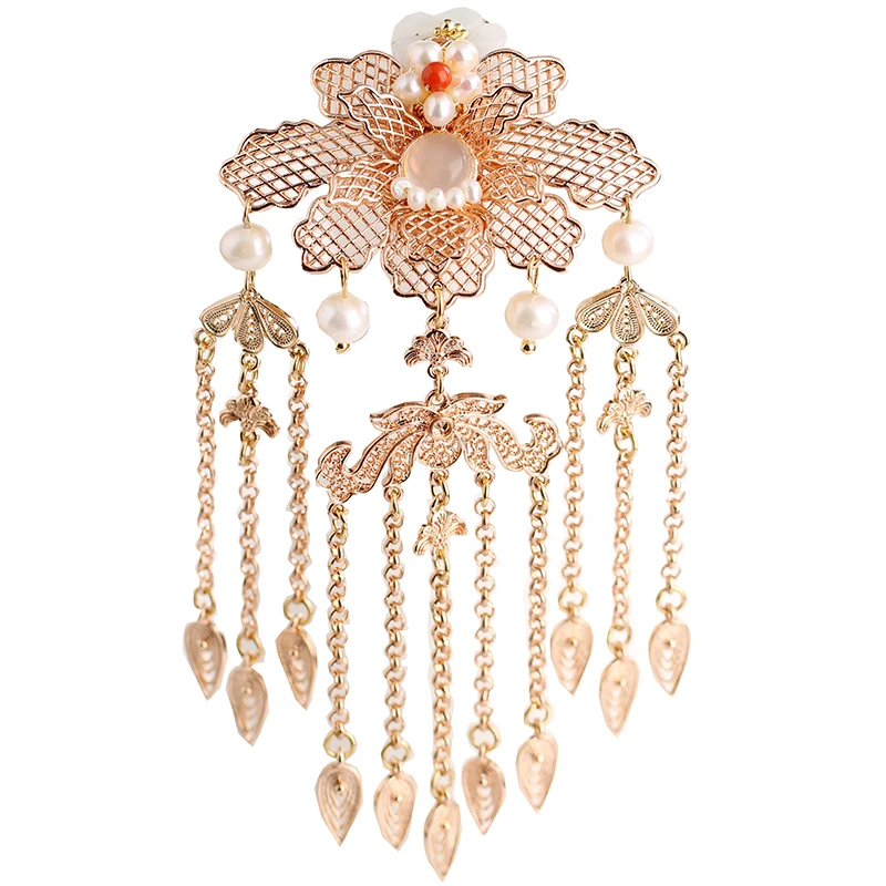 Original Handmade Hanfu Silk Imitation Leaf Tassel Hairpin Hair Ornaments Step Shake Hair Stick Hair Accessories Daily Cosplay
Original Handmade Hanfu Silk Imitation Leaf Tassel Hairpin Hair Ornaments Step Shake Hair Stick Hair Accessories Daily Cosplay