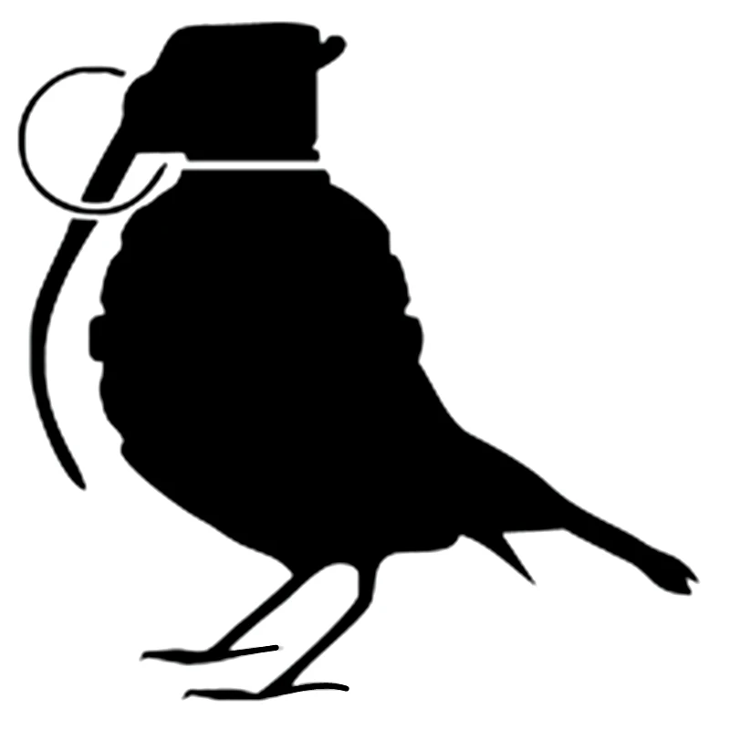 Unique Grenade Bird Pattern Creative Car Sticker PVC Fashion Body Windshield Accessories Auto Decal Motorcycle Laptop Decoration
Unique Grenade Bird Pattern Creative Car Sticker PVC Fashion Body Windshield Accessories Auto Decal Motorcycle Laptop Decoration