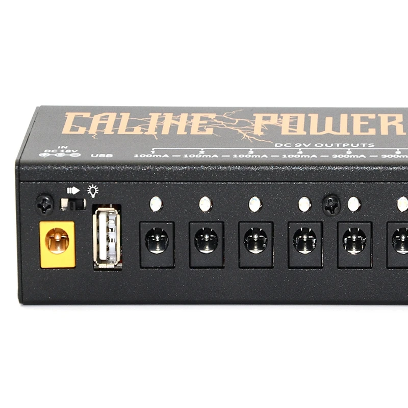 Caline Cp-04 Guitar Pedal Power Supply 10 Isolated Output Power Tuner Short Circuit /Overcurrent Protection Guitar Effect Power,
Caline Cp-04 Guitar Pedal Power Supply 10 Isolated Output Power Tuner Short Circuit /Overcurrent Protection Guitar Effect Power,