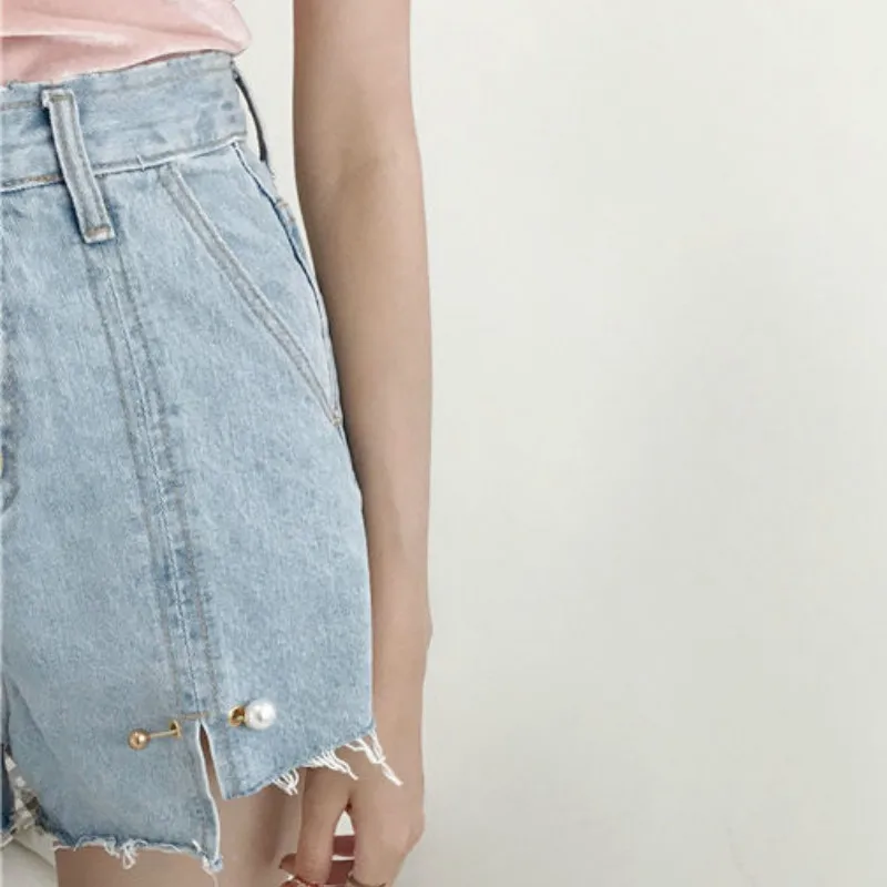 Shorts Women Trendy Wide Leg Beading High Waist Denim Side-slit Korean Fashion Slim Soft Hot Short Summer Students Casual Womens
Shorts Women Trendy Wide Leg Beading High Waist Denim Side-slit Korean Fashion Slim Soft Hot Short Summer Students Casual Womens