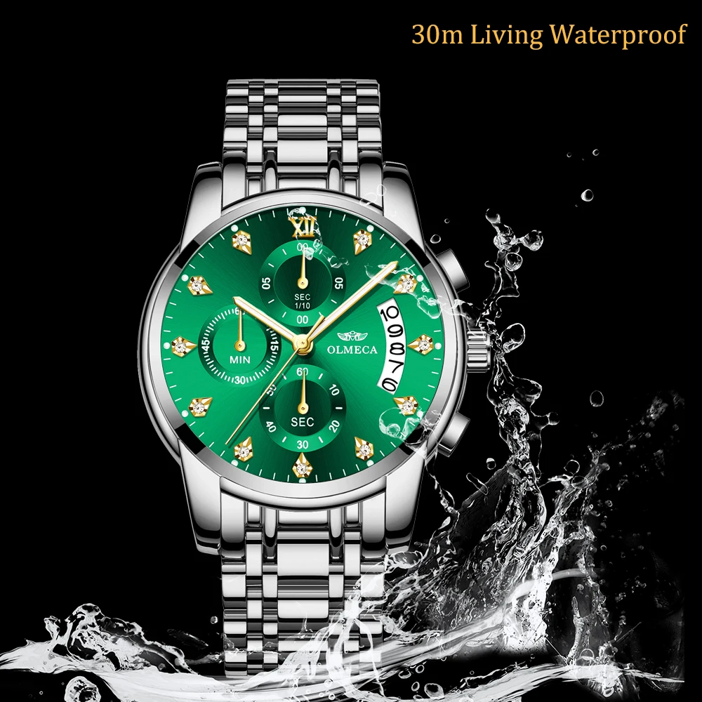 OLMECA Relogio Masculino Luxury Big Dial Watch Military Clock Chronograph Wrist Watch Men Watches 30M Waterproof Drop-Shipping
OLMECA Relogio Masculino Luxury Big Dial Watch Military Clock Chronograph Wrist Watch Men Watches 30M Waterproof Drop-Shipping