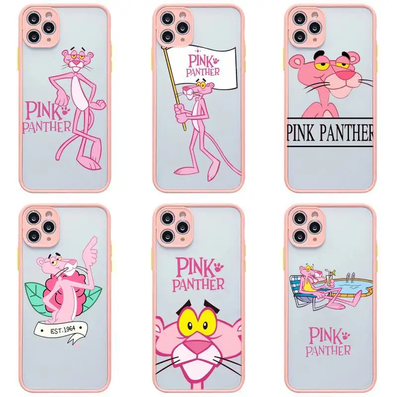 Cute Cartoon Naughty Leopard Pink Panther Phone Case Pink Transparent Matte For IPhone 7 8 11 12 S Mini Pro X XS XR Plus Cover
Cute Cartoon Naughty Leopard Pink Panther Phone Case Pink Transparent Matte For IPhone 7 8 11 12 S Mini Pro X XS XR Plus Cover