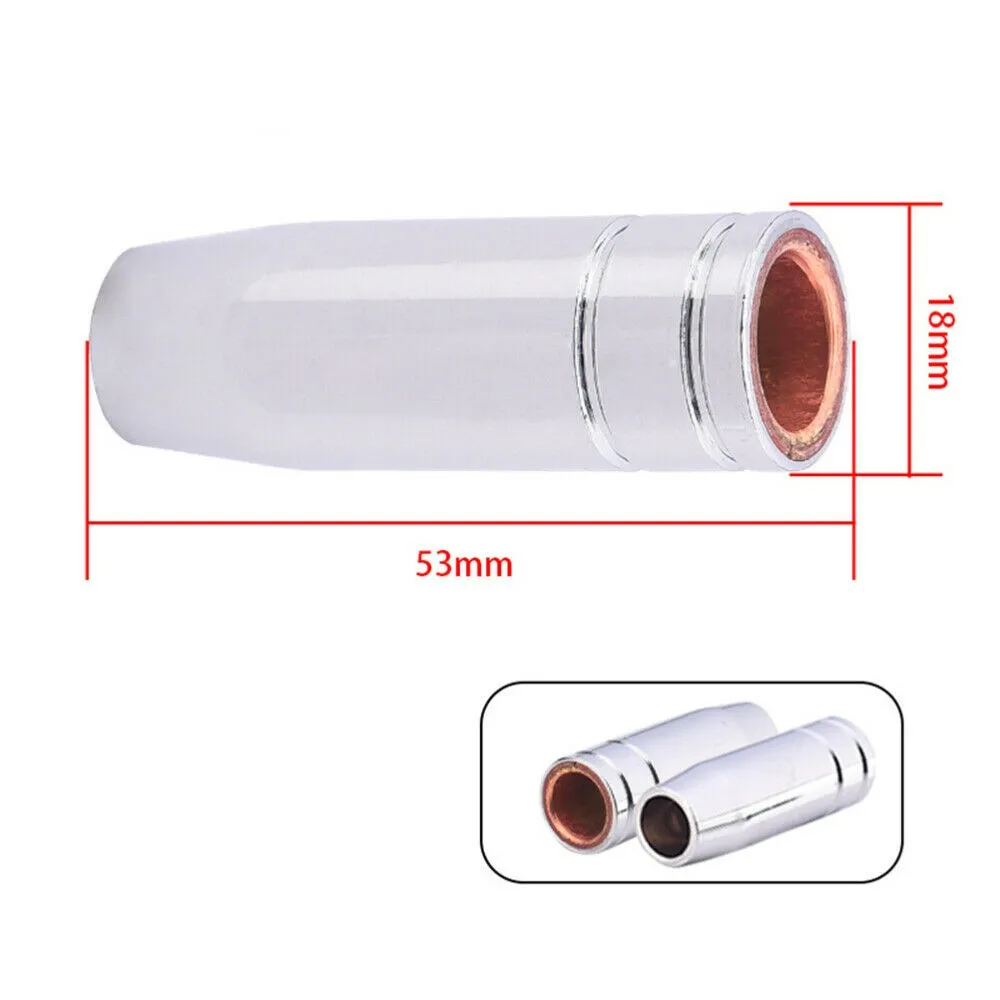 MB15 / 150 M6 0.8 Contact Nozzles, Gas Nozzle, Nozzle Holder MIG / MAG Soldering Tools Electrofusion Accessory Kit
MB15 / 150 M6 0.8 Contact Nozzles, Gas Nozzle, Nozzle Holder MIG / MAG Soldering Tools Electrofusion Accessory Kit