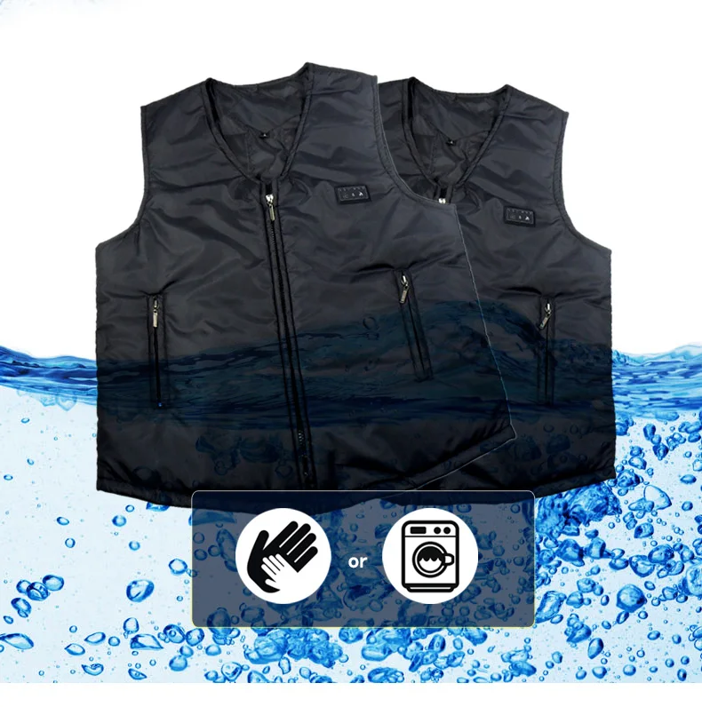 8 Heating Areas Outdoor electric heating vest USB heating v-neck winter heat preservation jacket for men and women's clothing
8 Heating Areas Outdoor electric heating vest USB heating v-neck winter heat preservation jacket for men and women's clothing